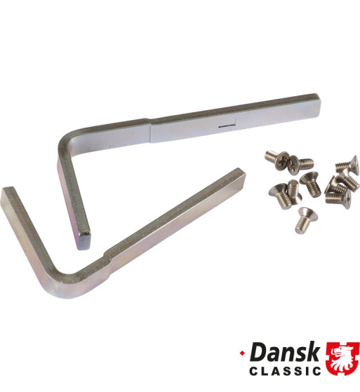 Rear quarter window frame repair bracket set, left Rear quarter window frame repair bracket set, left
