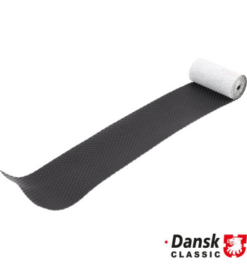 Basket weave vinyl trim for dashboard trim set, black. Fits JP no. 1689806910