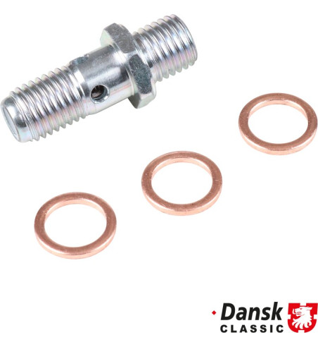Fuel pump check valve with sealing rings