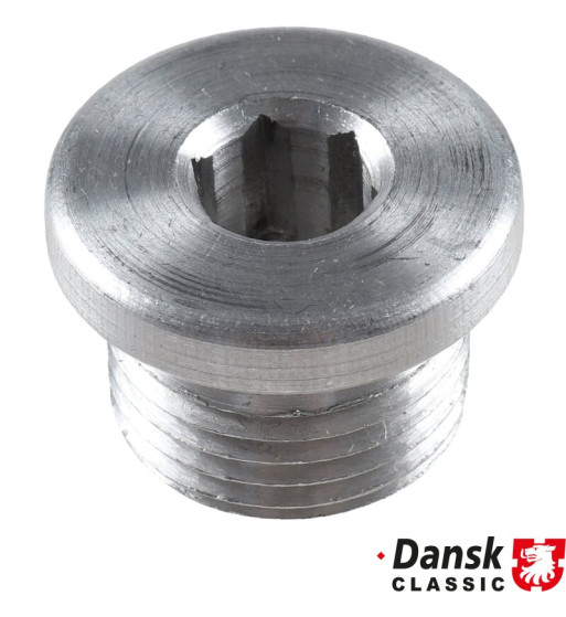 Oil drain plug, non magnetic, alu, M18x1,5x12