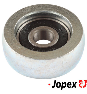 Roller bearing for sliding door guide, lower
