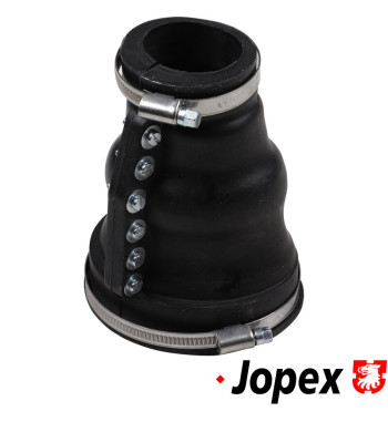 Axle boot set for CV joint with clamps, rear, for swing axle