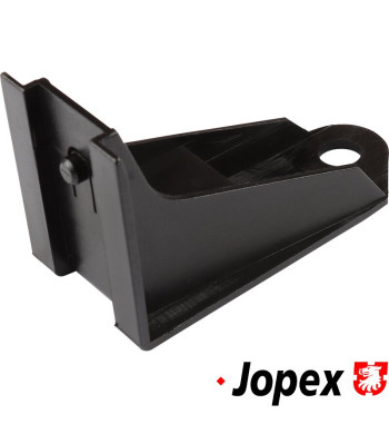 Intermediate piece for radiator, rear, right