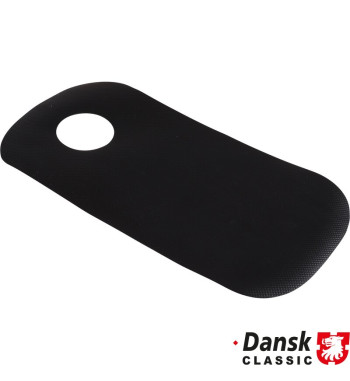 Protective flap for fuel filler neck, rubber