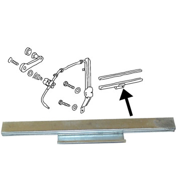 Lift channel for door window