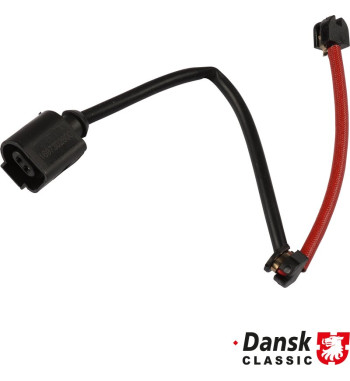 Sensor, brake pad wear, rear
