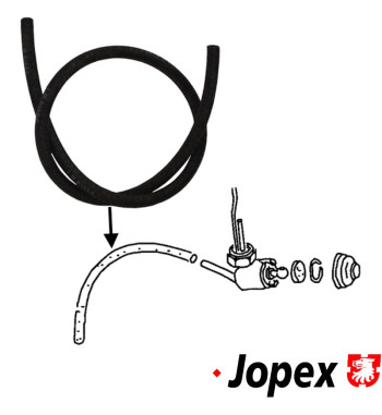 Hose, 1 m, Ø inner 9 mm, Ø outer 15 mm