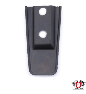 Rubber base for tailgate hinge upper left