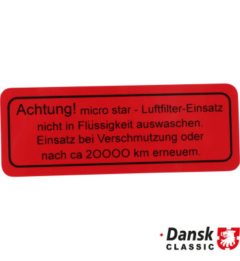 Sticker, Achtung! micro star