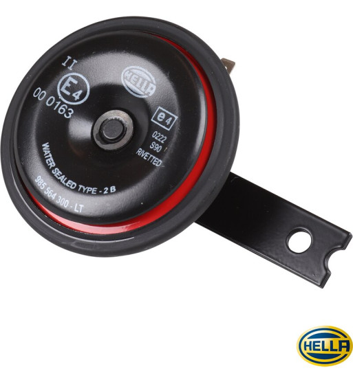 Horn, 12 V, 350 HZ, black, with e-mark Horn, 12 V, 350 HZ, black, with e-mark