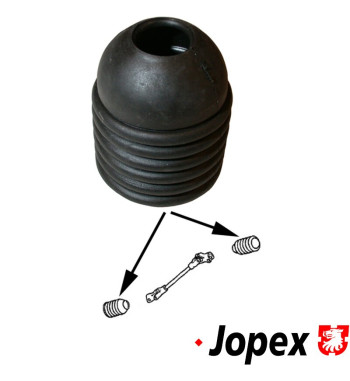 Boot for joint shaft, rubber