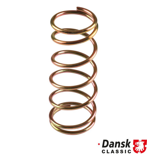 Spring for bonnet lock upper, yellow chromated Spring for bonnet lock upper, yellow chromated