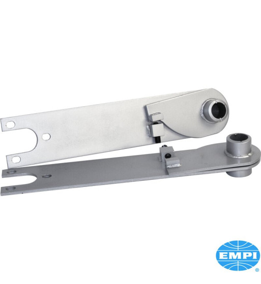 Spring plate set, adjustable, rear, for swing axle, 1 1/4 collar for 552 mm long torsion bars, 2 pieces