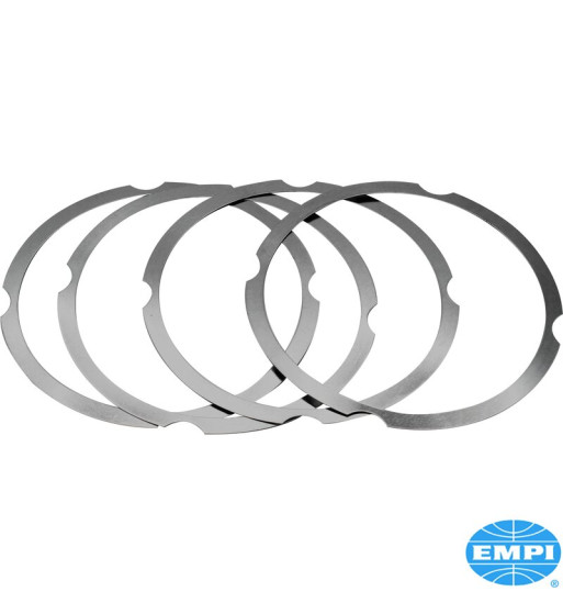 Cylinder shim set, 90.5/92 mm, 0.25 mm thickness, 4 pieces. For adjusting deck height without machining the pistons Cylinder shim set, 90.5/92 mm, 0.25 mm thickness, 4 pieces. For adjusting deck height without machining the pistons