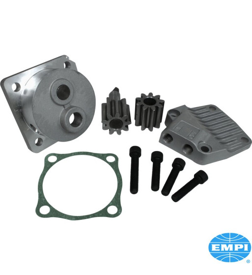 Oil pump, Filter Flow, for dished cam gear, 32 mm gears. Adds a conventional oil filter to your engine. Also use 8113750318 Oil pump, Filter Flow, for dished cam gear, 32 mm gears. Adds a conventional oil filter to your engine. Also use 8113750318