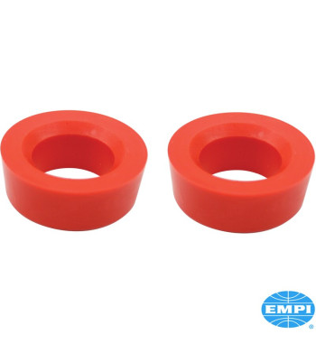 Bushing set for spring plate, outer, smooth, urethane, for swing axle, inner diameter 1 3/4, 2 pieces
