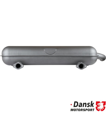Exhaust rear, RSR street/racing, with one Ø60 mm OE tail pipe or two Ø63.5 mm racing tail pipes. With bolt on inlet flanges