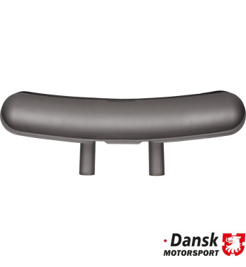 Exhaust rear, Sport, with two Ø60 mm tail pipes. Made of steel with grey heat resistant paint