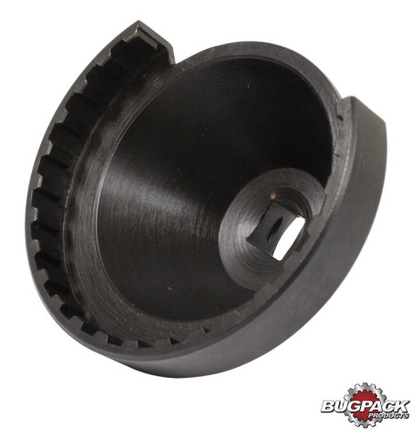 Pinion nut socket for removing and replacing the nut retaining the pinion bearing, Bugpack