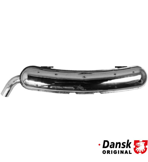 Exhaust rear, with one Ø60 mm tail pipe. Made of polished stainless steel. With TÜV/EEC approval Exhaust rear, with one Ø60 mm tail pipe. Made of polished stainless steel. With TÜV/EEC approval