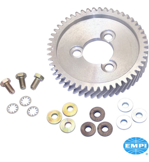 Camshaft gear set, adjustable, aluminium. Allows you to easily dial in your cam timing with the offset washers Camshaft gear set, adjustable, aluminium. Allows you to easily dial in your cam timing with the offset washers