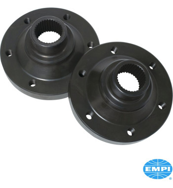 Conversion drive flange set, Type 1 transmission to type 2 joint, 33 splines, 36 mm nose, M8 threads, 2 pieces