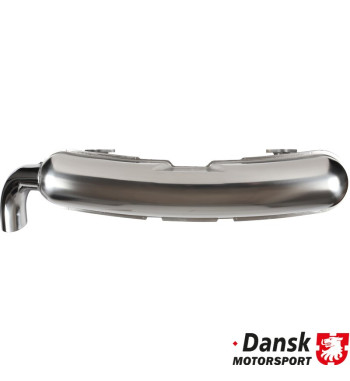 Exhaust rear, Sport, with one Ø84 mm tail pipe. Heat exchanger conversion is necessary. Made of polished stainless steel