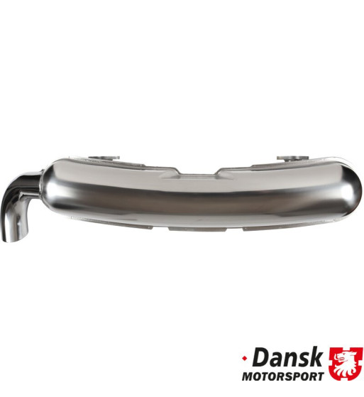 Exhaust rear, Sport, with one Ø84 mm tail pipe. Heat exchanger conversion is necessary. Made of polished stainless steel