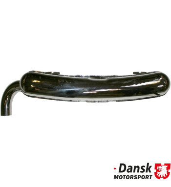 Exhaust rear, Sport, with one Ø70 mm tail pipe. Made of polished stainless steel. With TÜV/EEC approval