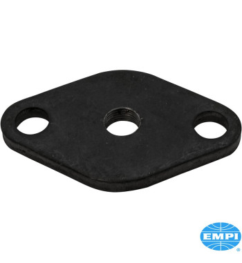 Oil filler/dipstick block-off plate with 1/8 NPT tapped hole and gasket. For mounting of a Type 3 engine