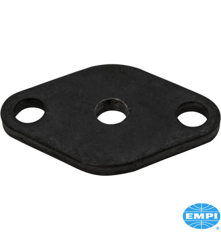 Oil filler/dipstick block-off plate with 1/8 NPT tapped hole and gasket. For mounting of a Type 3 engine