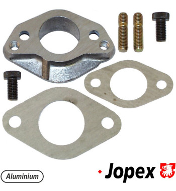 Adapter kit for carburettor no.113129027H, when using this carburettor on 1.6 engines. Aluminium