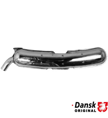 Exhaust rear, with one Ø60 mm tail pipe. Made of polished stainless steel. With TÜV/EEC approval