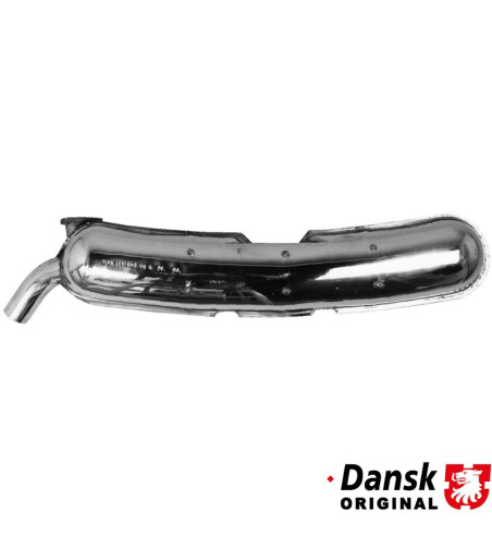 Exhaust rear, with one Ø60 mm tail pipe. Made of polished stainless steel. With TÜV/EEC approval