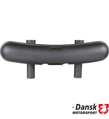 Exhaust rear, Racing, with two Ø70 mm tail pipes. Made of steel with grey heat resistant paint. Not approved for street use