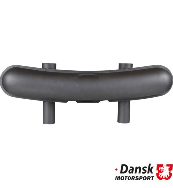 Exhaust rear, Racing, with two Ø70 mm tail pipes. Made of steel with grey heat resistant paint. Not approved for street use