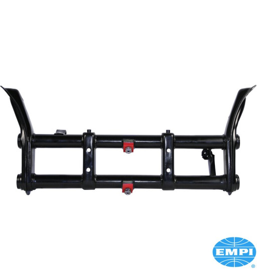 Front axle beam with ratchet style adjusters, narrowed 2, for ball joint and standard length shock absorbers Front axle beam with ratchet style adjusters, narrowed 2, for ball joint and standard length shock absorbers