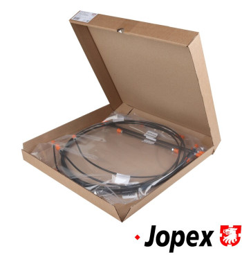 Brake line kit, 1 circuit brake system (not for models with brake booster). With 9 lines for 1 vehicle