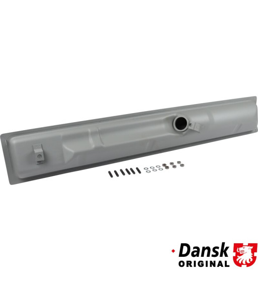 Exhaust rear, OE style, without tail pipe. Tail pipe in left side. Made of steel with heat resistant grey paint Exhaust rear, OE style, without tail pipe. Tail pipe in left side. Made of steel with heat resistant grey paint