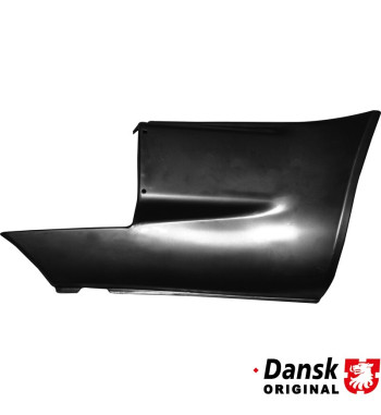 Lower bumper corner, rear, right, with cut out for tail pipe (when using dual tail pipe sports exhaust)
