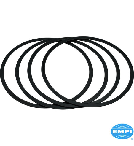 Cylinder shim set, 1.7/1.8/2.0 Type 4, 0.75 mm thickness, 4 pieces. For adjusting deck height without machining the pistons
