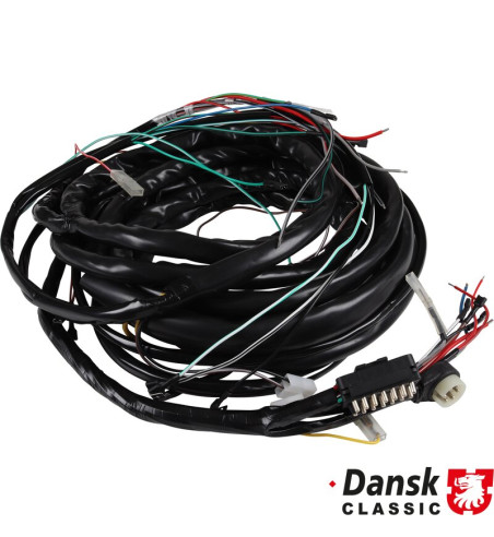 Complete wiring harness for tunnel. From front fuse box to gauges and to tail light and engine bay