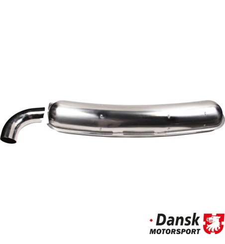 Exhaust rear, Sport, with one Ø84 mm loose tail pipe. Made of polished stainless steel. With TÜV/EEC approval