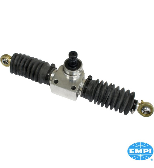Steering rack, not power steering, 2 mounting holes, 11 5/8 - 36 spline shaft, 1 1/2 turns lock to lock. Fits LHD vehicles Steering rack, not power steering, 2 mounting holes, 11 5/8 - 36 spline shaft, 1 1/2 turns lock to lock. Fits LHD vehicles