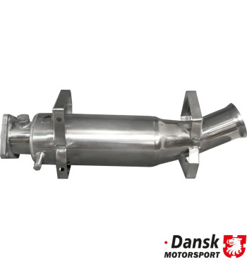 Intermediate exhaust, Sport (catalytic converter without ceramic insert). Made of polished stainless steel