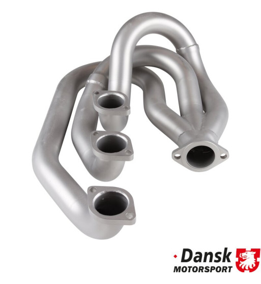 Racing heat exchanger without heating function, Ø45 mm outside, right. Made of stainless steel. Modification can be needed