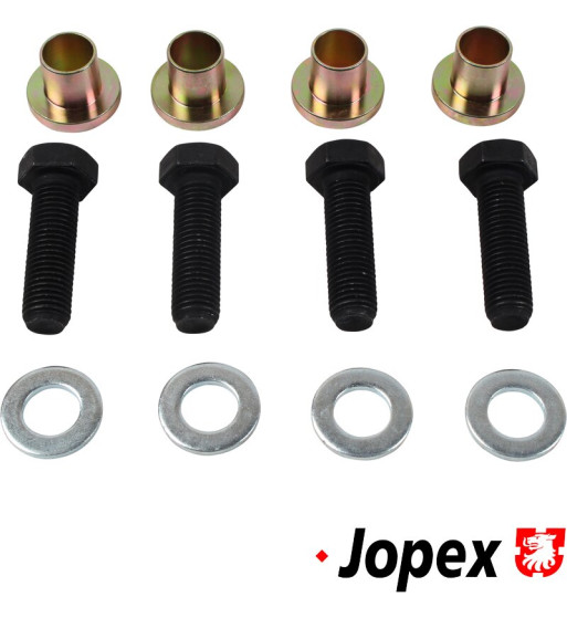 Brake caliper fitting set. This set allows 1973-79 calipers to be fitted to 1970-72 spindles.