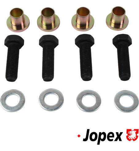 Brake caliper fitting set. This set allows 1973-79 calipers to be fitted to 1970-72 spindles.