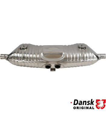 Exhaust rear, Sport, OE style, without tail pipes. Made of stainless steel. With TÜV/EEC approval  for 2.5 L engine