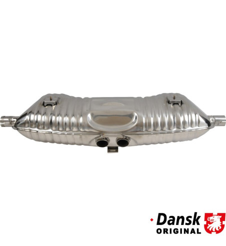 Exhaust rear, Sport, OE style, without tail pipes. Made of stainless steel. With TÜV/EEC approval  for 2.5 L engine